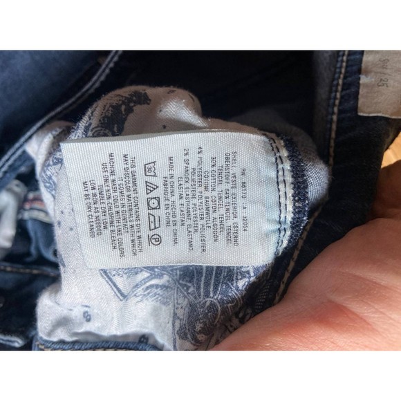 Anthropologie Script Pilcro & the Letterpress Skinny Jeans 25 - Picture 6 of 6